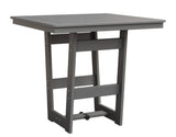 Berlin Gardens MGP Hudson Counter Height 40" x 40" Square Table with Hammered Top