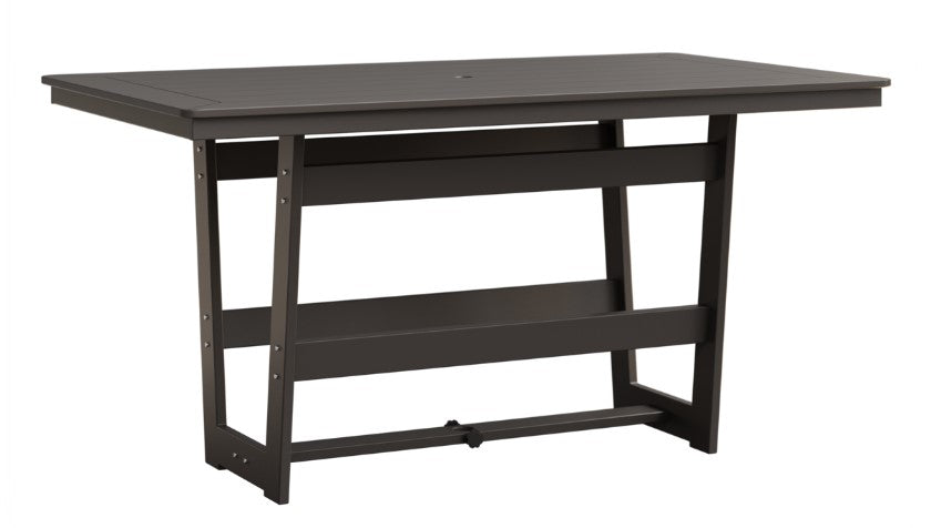 Berlin Gardens MGP Hudson Counter Height 40" x 70" Rectangle Table with Standard Top