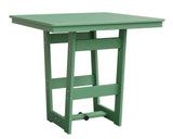 Berlin Gardens MGP Hudson Bar Height 40" x 40" Square Table with Hammered Top