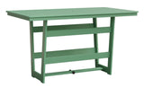 Berlin Gardens MGP Hudson Bar Height 40" x 70" Rectangle Table with Standard Top