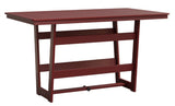 Berlin Gardens MGP Hudson Bar Height 40" x 70" Rectangle Table with Standard Top