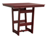 Berlin Gardens MGP Hudson Bar Height 40" x 40" Square Table with Standard Top