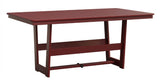 Berlin Gardens MGP Hudson Dining Height 40" x 70" Rectangle Table with Standard Top