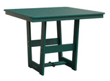 Berlin Gardens MGP Hudson Dining Height 40" x 40" Square Table with Hammered Top