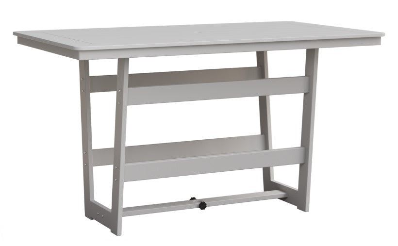 Berlin Gardens MGP Hudson Bar Height 40" x 70" Rectangle Table with Standard Top