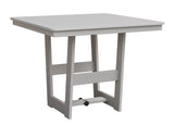 Berlin Gardens MGP Hudson Dining Height 40" x 40" Square Table with Hammered Top