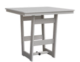 Berlin Gardens MGP Hudson Counter Height 40" x 40" Square Table with Hammered Top