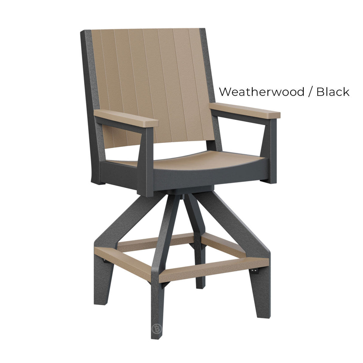 Berlin Gardens Mayhew Chat Swivel Bar Chair