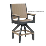 Berlin Gardens Mayhew Chat Swivel Bar Chair