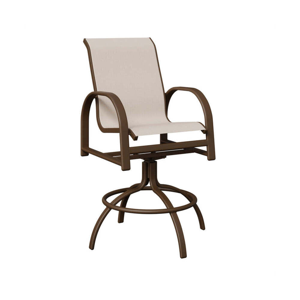 Berlin Gardens Murphy Regular Sling Swivel Bar Chair
