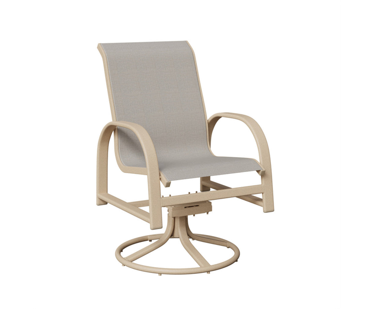 Berlin Gardens Murphy Regular Sling Swivel Rocker Dining Chair
