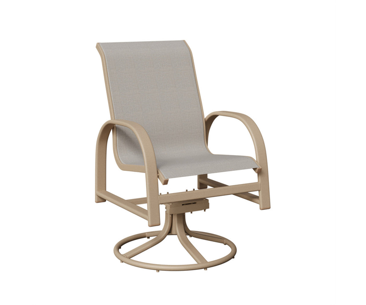 Berlin Gardens Murphy Regular Sling Swivel Rocker Dining Chair