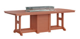Berlin Gardens Garden Classic Standard Top 44" x 96" Rectangular Fire Bar Table
