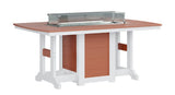 Berlin Gardens Garden Classic Standard Top 44" x 72" Rectangular Fire Counter Table