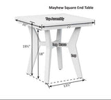 Berlin Gardens Mayhew Square End Table - MHSET2020 2