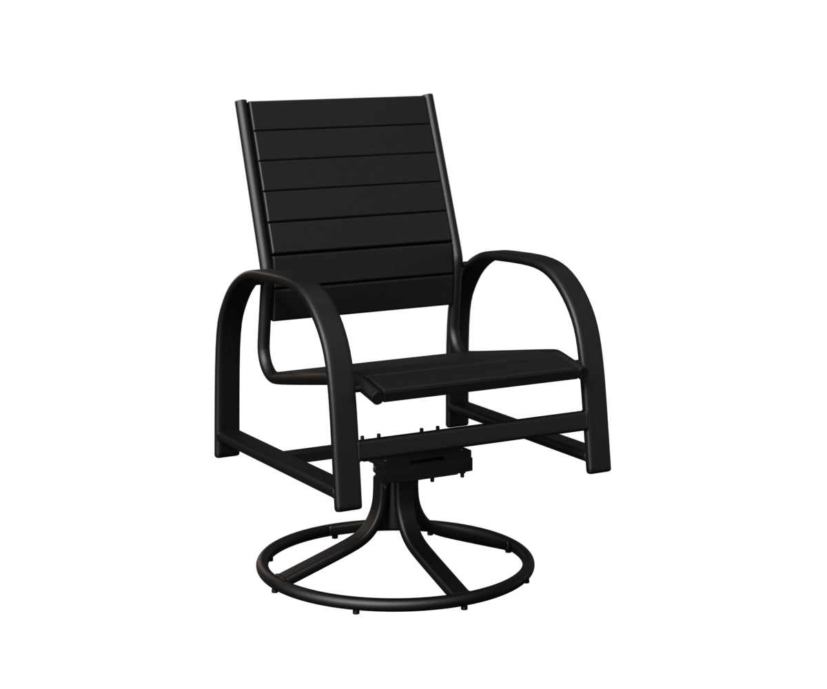 Berlin Gardens Murphy Poly Swivel Rocker Dining Chair