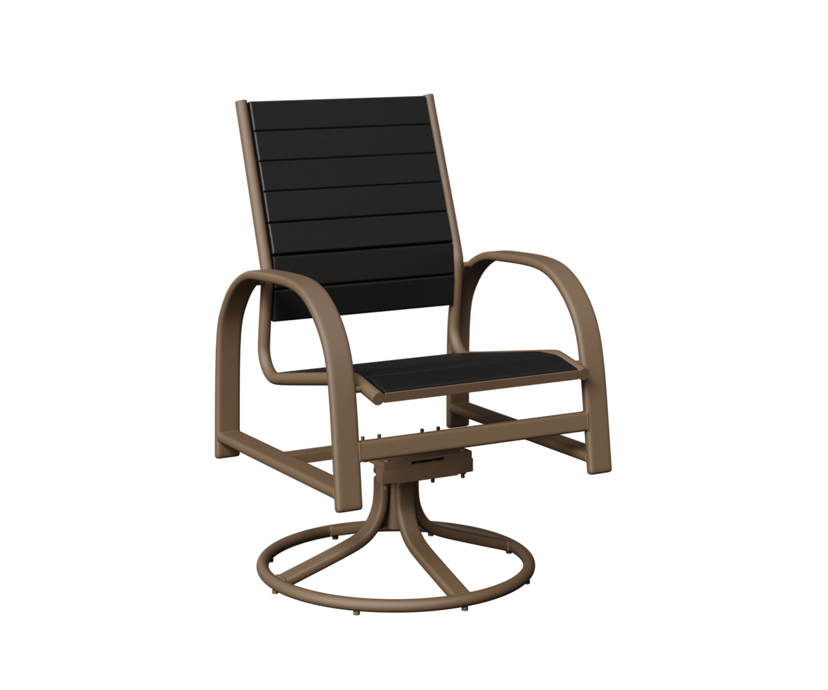 Berlin Gardens Murphy Poly Swivel Rocker Dining Chair