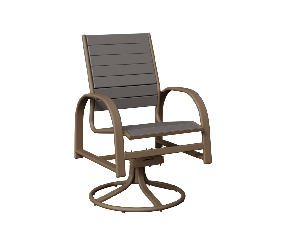 Berlin Gardens Murphy Poly Swivel Rocker Dining Chair