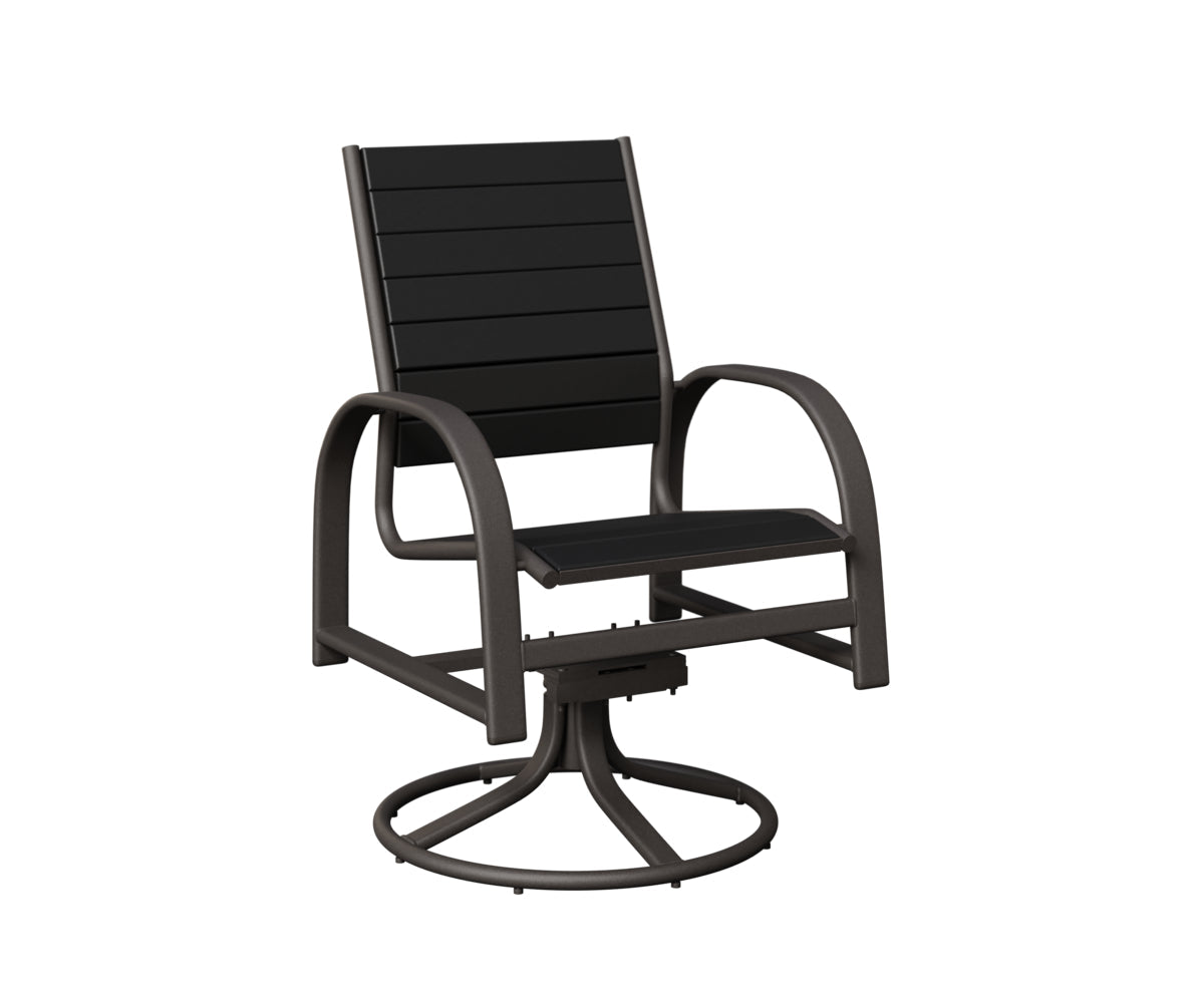 Berlin Gardens Murphy Poly Swivel Rocker Dining Chair