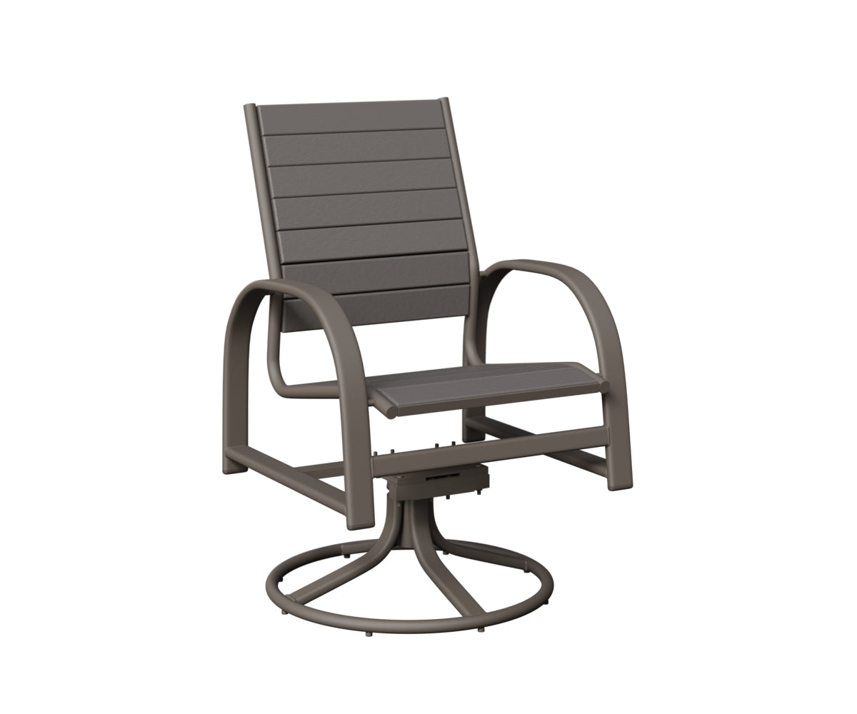 Berlin Gardens Murphy Poly Swivel Rocker Dining Chair
