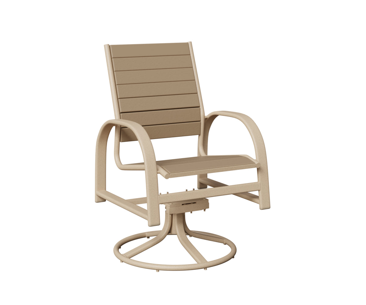 Berlin Gardens Murphy Poly Swivel Rocker Dining Chair