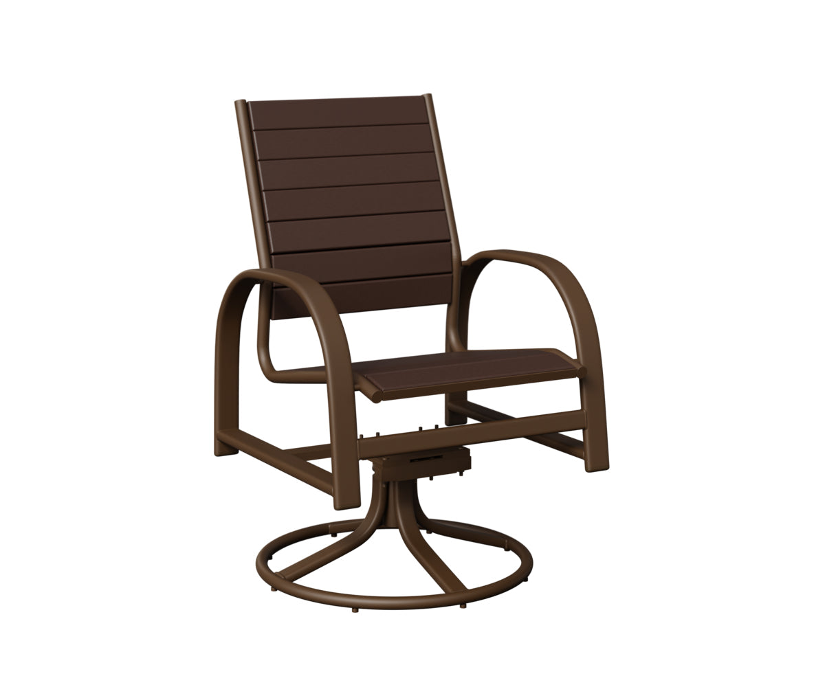 Berlin Gardens Murphy Poly Swivel Rocker Dining Chair