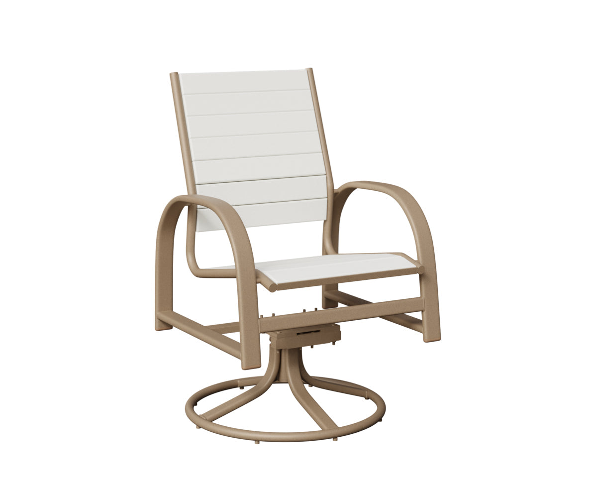 Berlin Gardens Murphy Poly Swivel Rocker Dining Chair