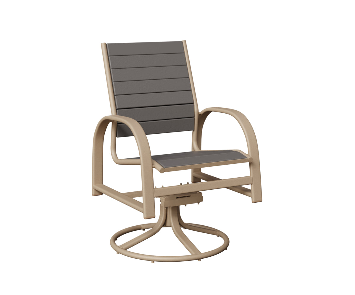 Berlin Gardens Murphy Poly Swivel Rocker Dining Chair
