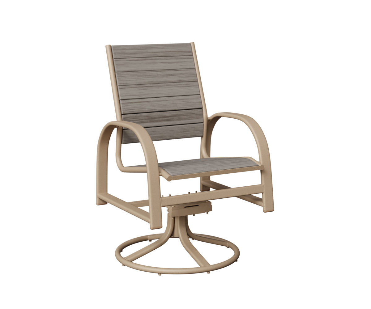Berlin Gardens Murphy Poly Swivel Rocker Dining Chair