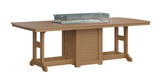 Berlin Gardens Garden Classic Standard Top 44" x 96" Rectangular Fire Dining Table