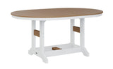 Berlin Gardens Garden Classic Standard Top 44" x 64" Oblong Counter Table