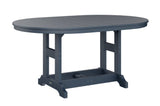 Berlin Gardens Garden Classic Standard Top 44" x 64" Oblong Counter Table
