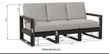 Berlin Gardens MGP Nordic High Back Sofa
