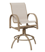 Berlin Gardens Murphy Padded Sling Swivel Bar Chair