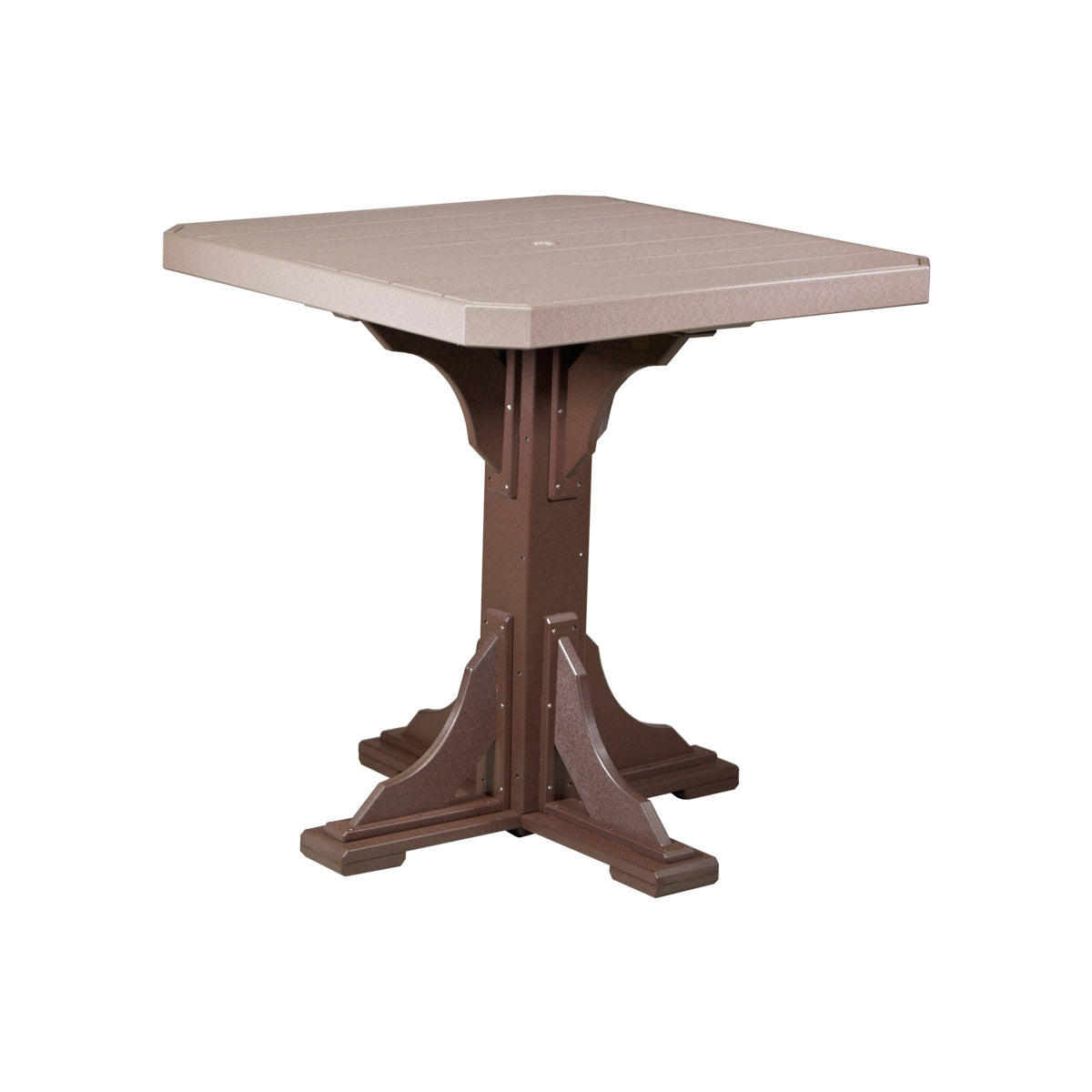LuxCraft 41" Square Table - Bar Height