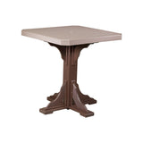 LuxCraft 41" Square Table - Bar Height