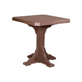 LuxCraft 41" Square Table - Counter Height