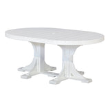 LuxCraft 4' x 6' Oval Table - Bar Height