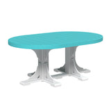 LuxCraft 4' x 6' Oval Table - Counter Height
