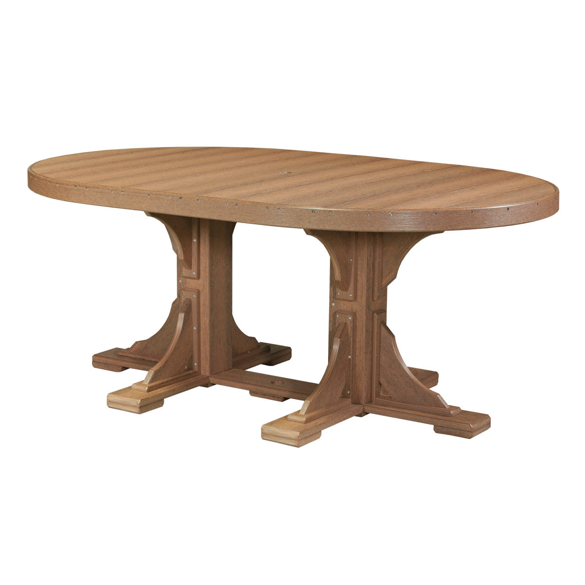 LuxCraft 4' x 6' Oval Table - Counter Height