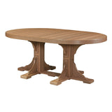 LuxCraft 4' x 6' Oval Table - Counter Height