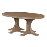 LuxCraft 4' x 6' Oval Table - Counter Height