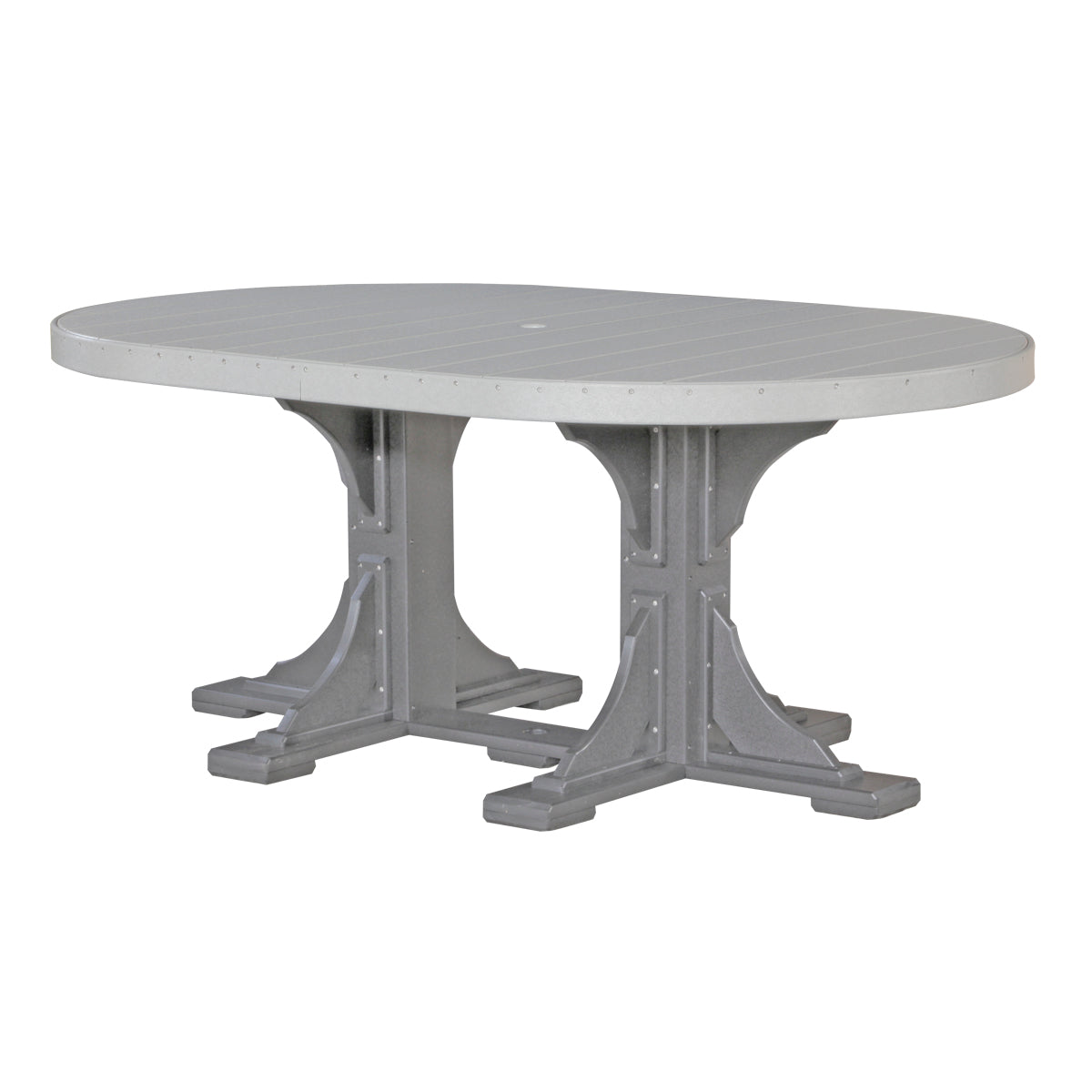 LuxCraft 4' x 6' Oval Table - Counter Height