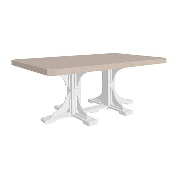 LuxCraft 4' x 6' Rectangular Table - Bar Height