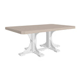 LuxCraft 4' x 6' Rectangular Table - Bar Height