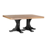 LuxCraft 4' x 6' Rectangular Table - Dining Height