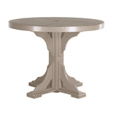 LuxCraft 4' Round Table - Bar Height