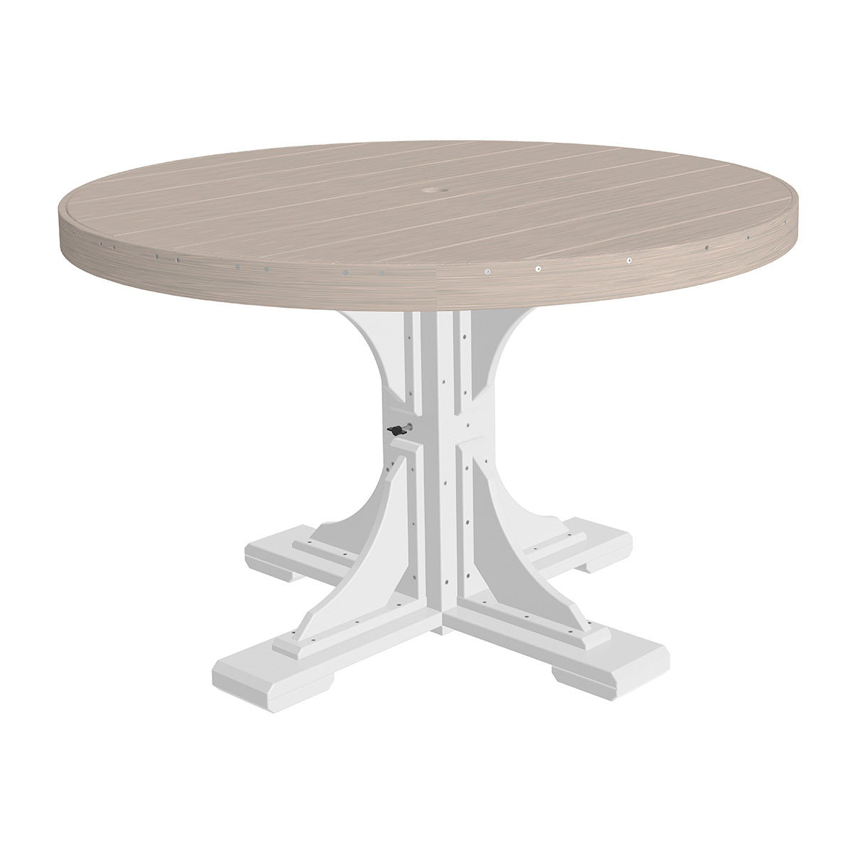 LuxCraft 4' Round Table - Dining Height