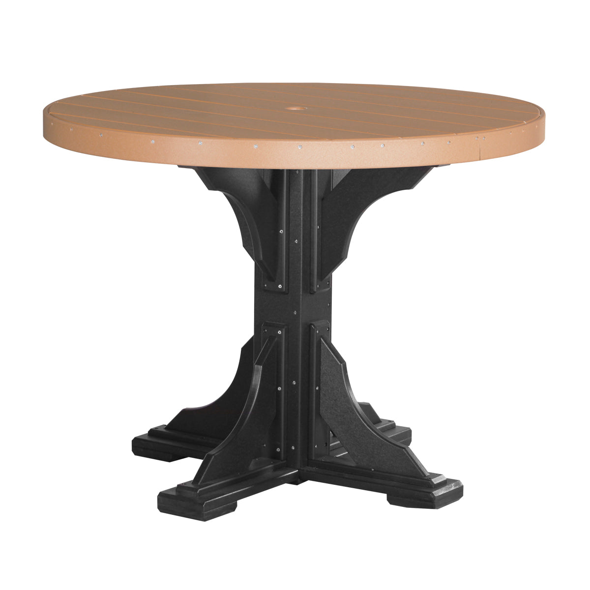 LuxCraft 4' Round Table - Dining Height
