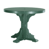 LuxCraft 4' Round Table - Dining Height
